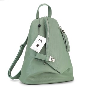 Rucsac dama piele naturala DiAmanti Ines Verde Salvie Rucsac dama piele naturala DiAmanti Ines Verde Salvie